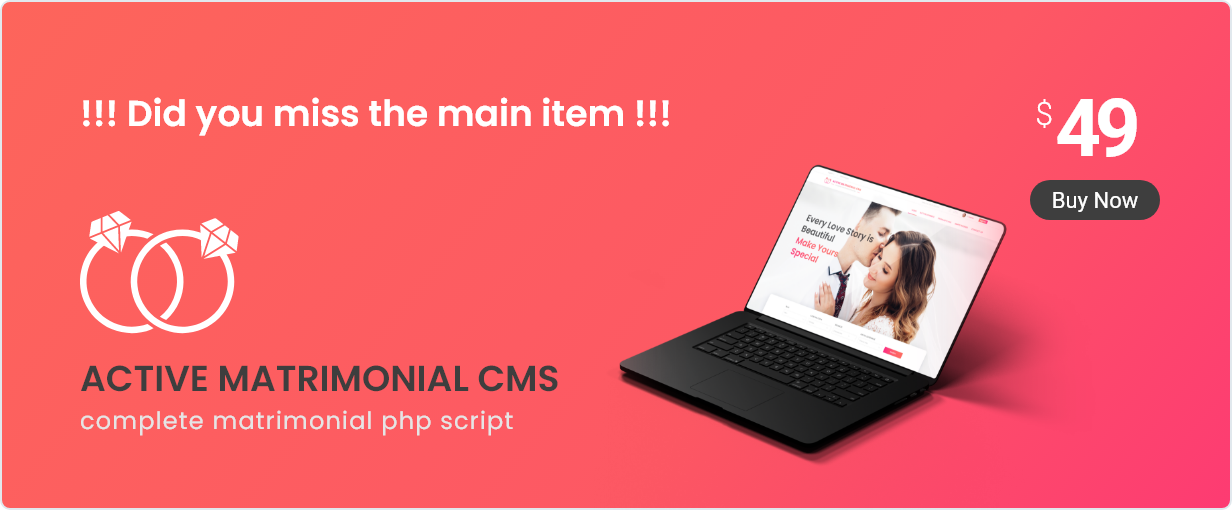 Active Matrimonial Referral System add-on - 3