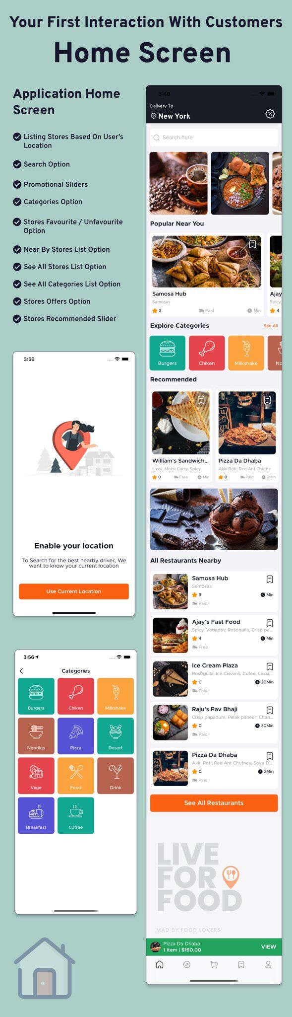 Multi Restaurant - Food ordering Flutter App with Admin Panel - 6