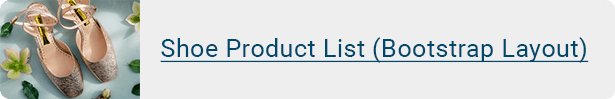 Shoe Product List (Bootstrap Layout)