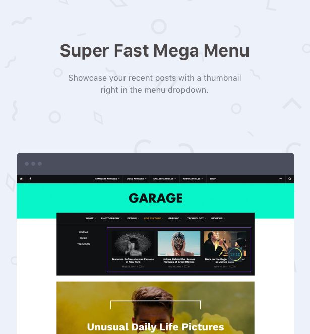 Garage - Creative & Magazine WordPress Theme - 10