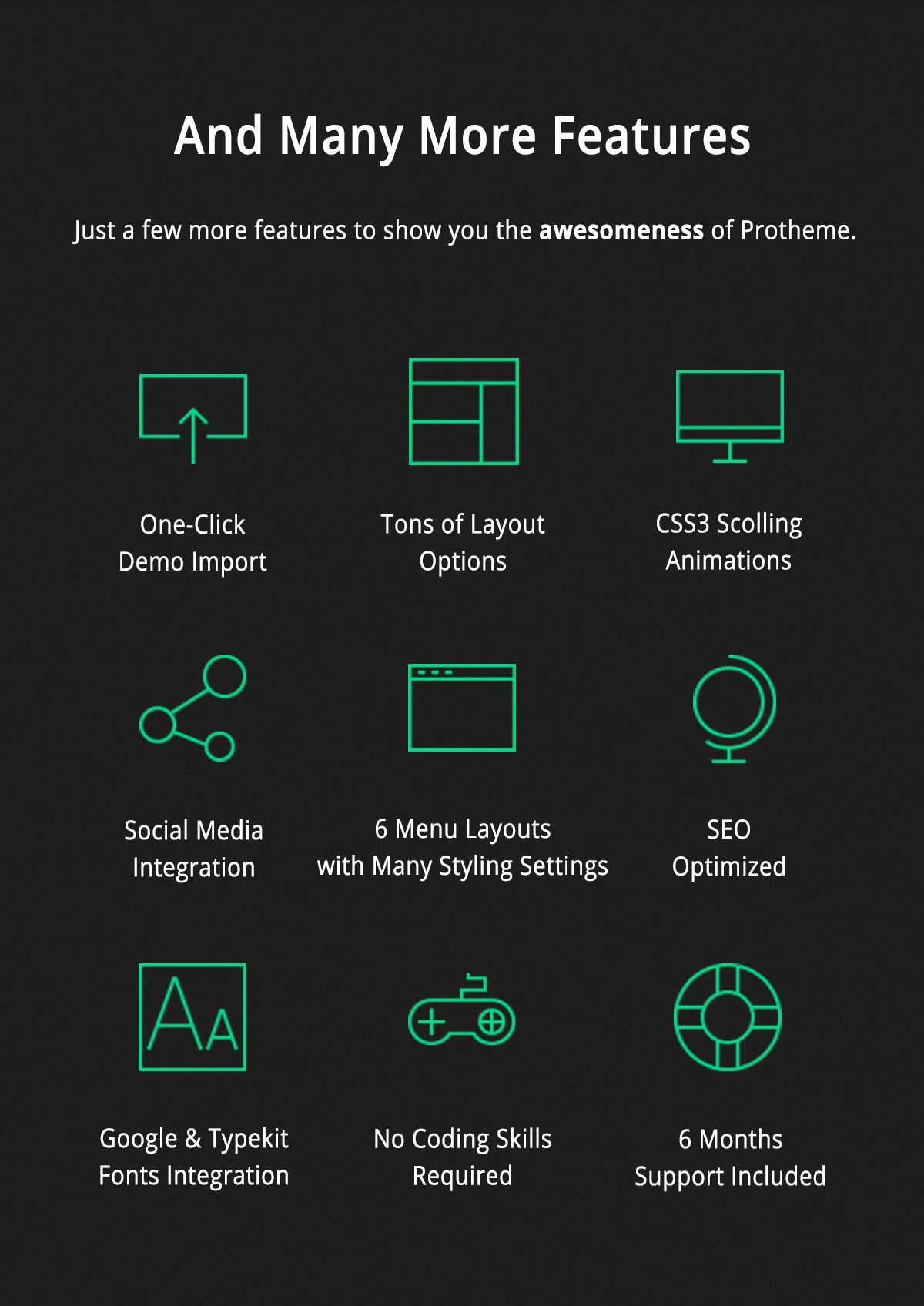 Tons of Features