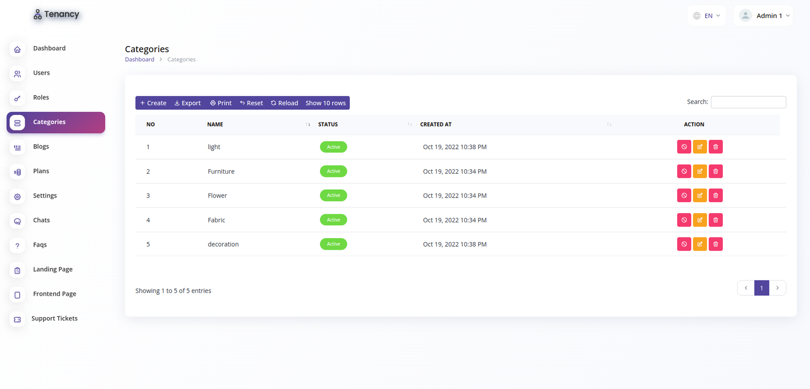 Tenancy - Domains, Database, Users, Role, Permissions & Settings - 8