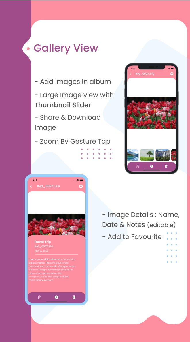 iOS Album Gallery +  Photo Collage - 4