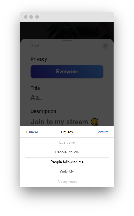 Live Stream plugin WebRTC & RTMP for Wowonder & Sngine Social Network & Playtube - 7