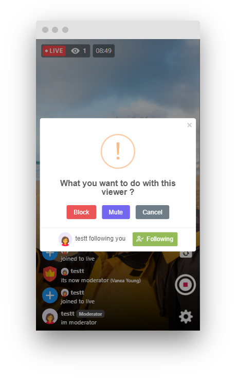 Live Stream plugin WebRTC & RTMP for Wowonder & Sngine Social Network & Playtube - 35