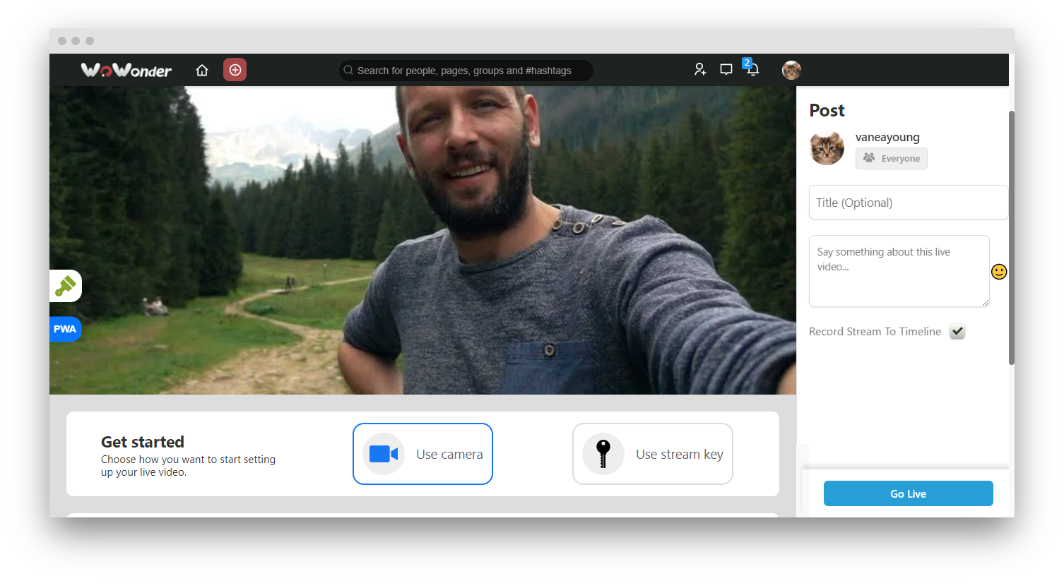Live Stream plugin WebRTC & RTMP for Wowonder & Sngine Social Network & Playtube - 45