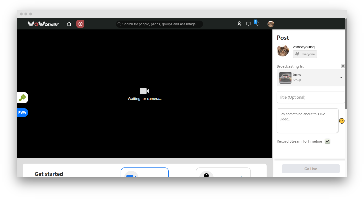 Live Stream plugin WebRTC & RTMP for Wowonder & Sngine Social Network & Playtube - 50