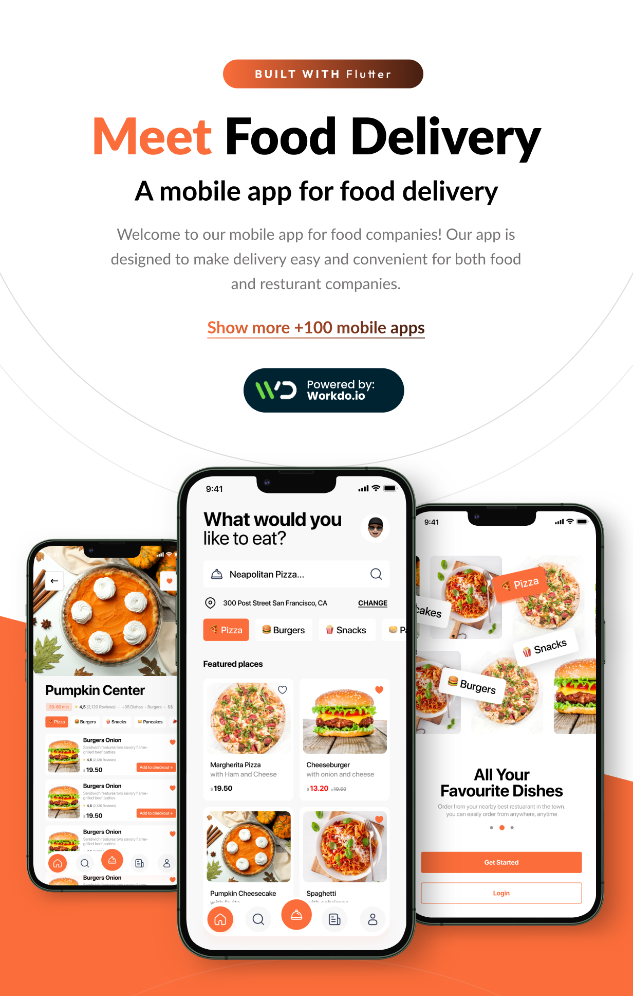 Food Delivery App Template | Flutter 3 - 4