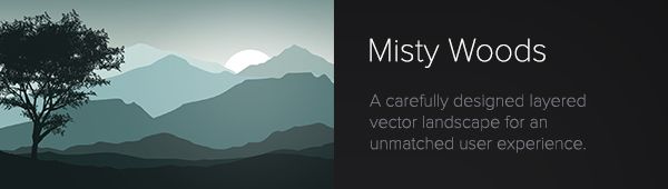 Imagine - Misty Woods Template