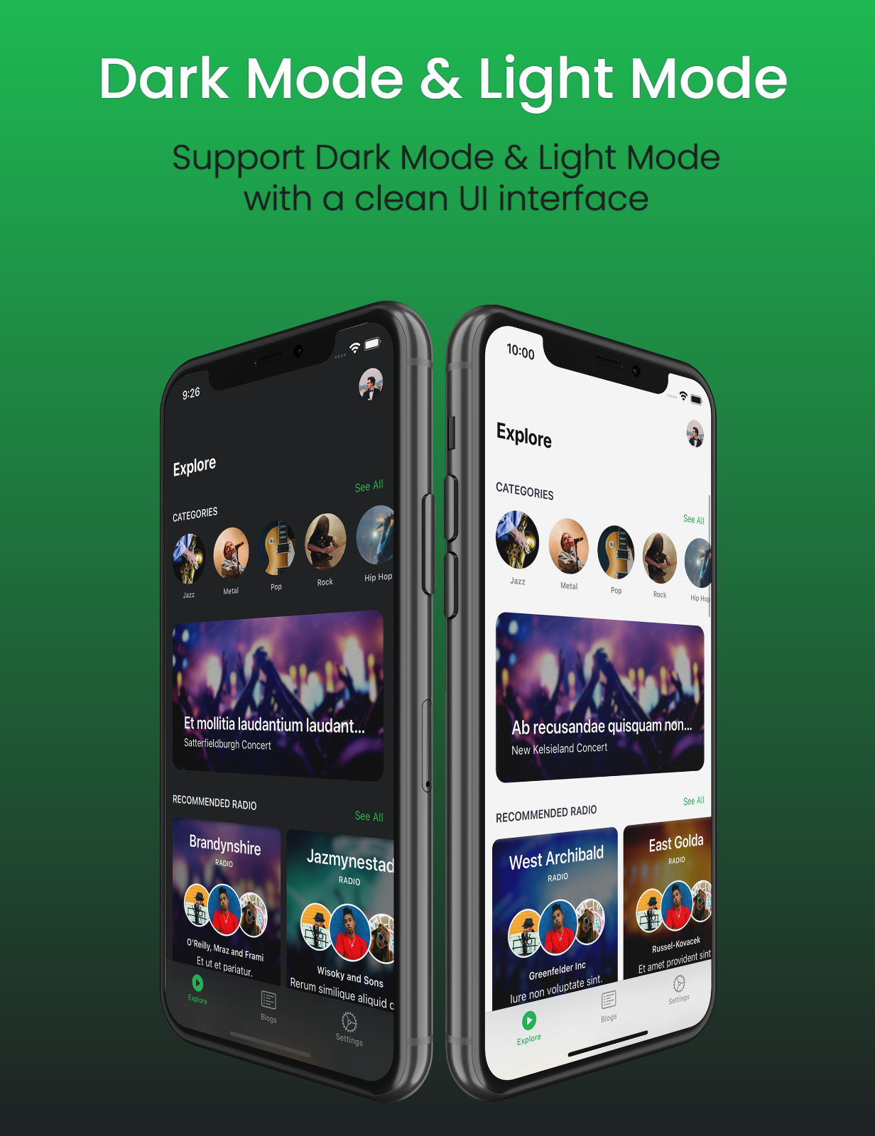 Music Spot - Mobile iOS Music Streaming UI Template - 4