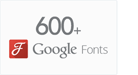 600+ Google Fonts