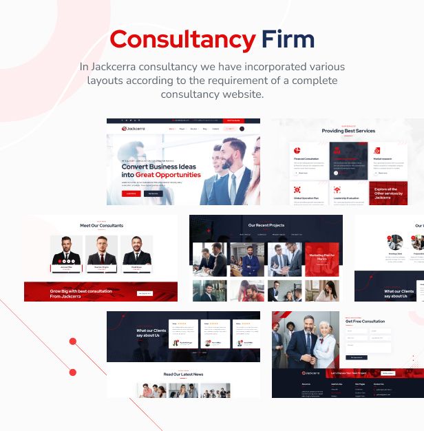 Jackcerra - Business Consulting WordPress Theme - 2