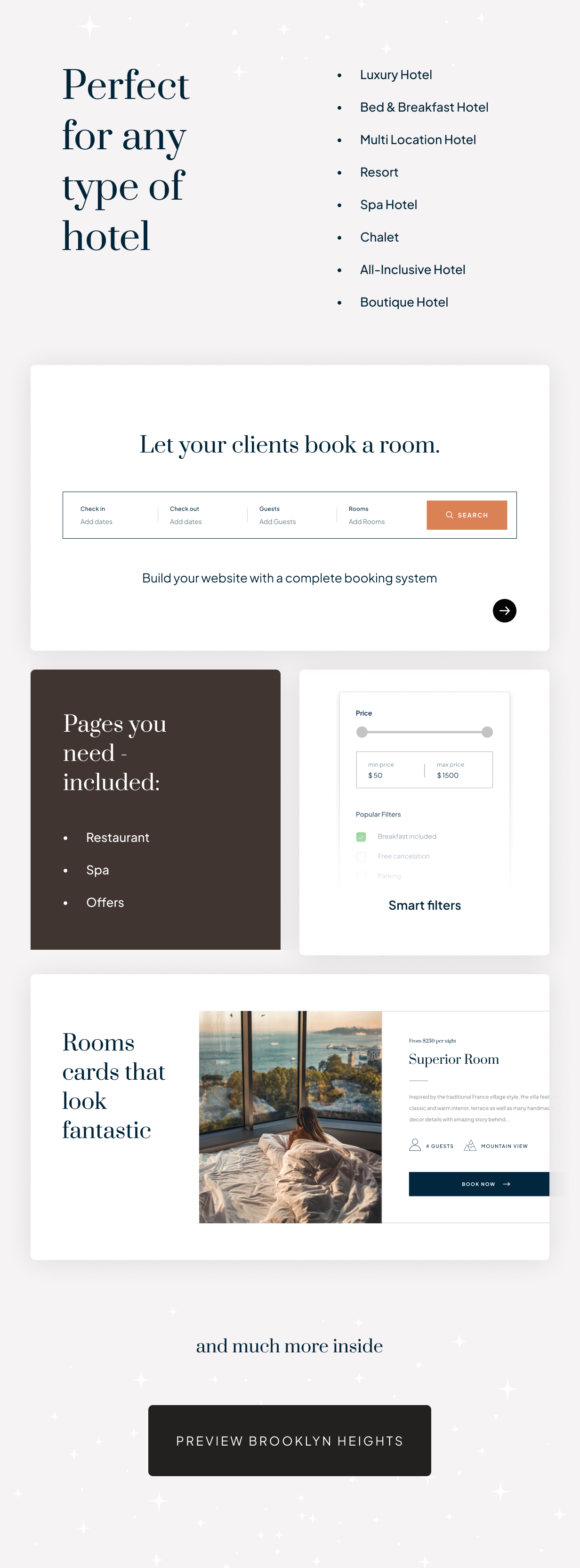 Brooklyn Heights - Hotel Booking WordPress Theme - 2