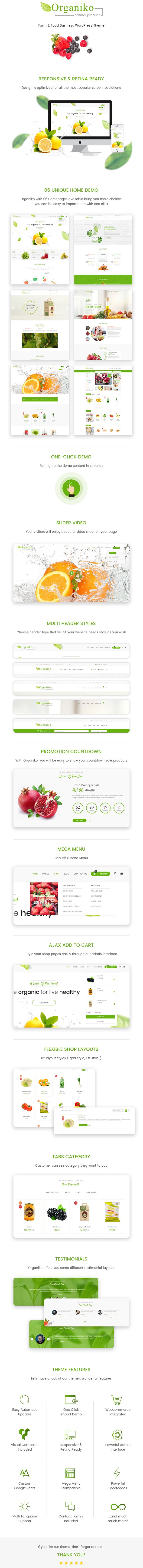 Farm & Food Business WordPress Theme