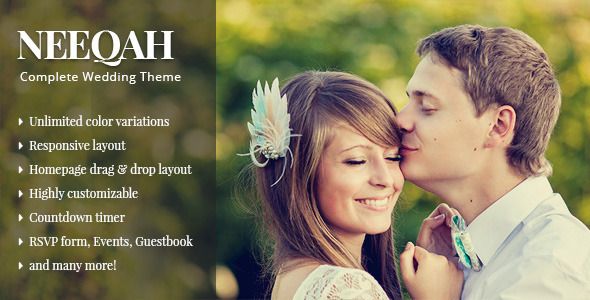 Qaween - Wedding WordPress Theme - 1