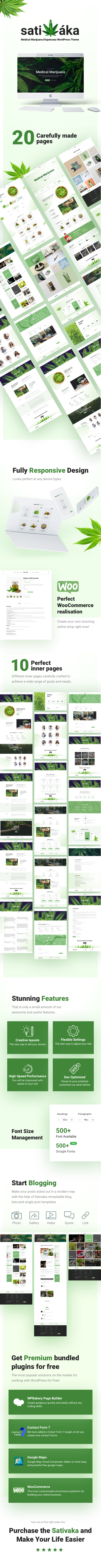 Sativaka - Medical Marijuana Dispensary WordPress - 2