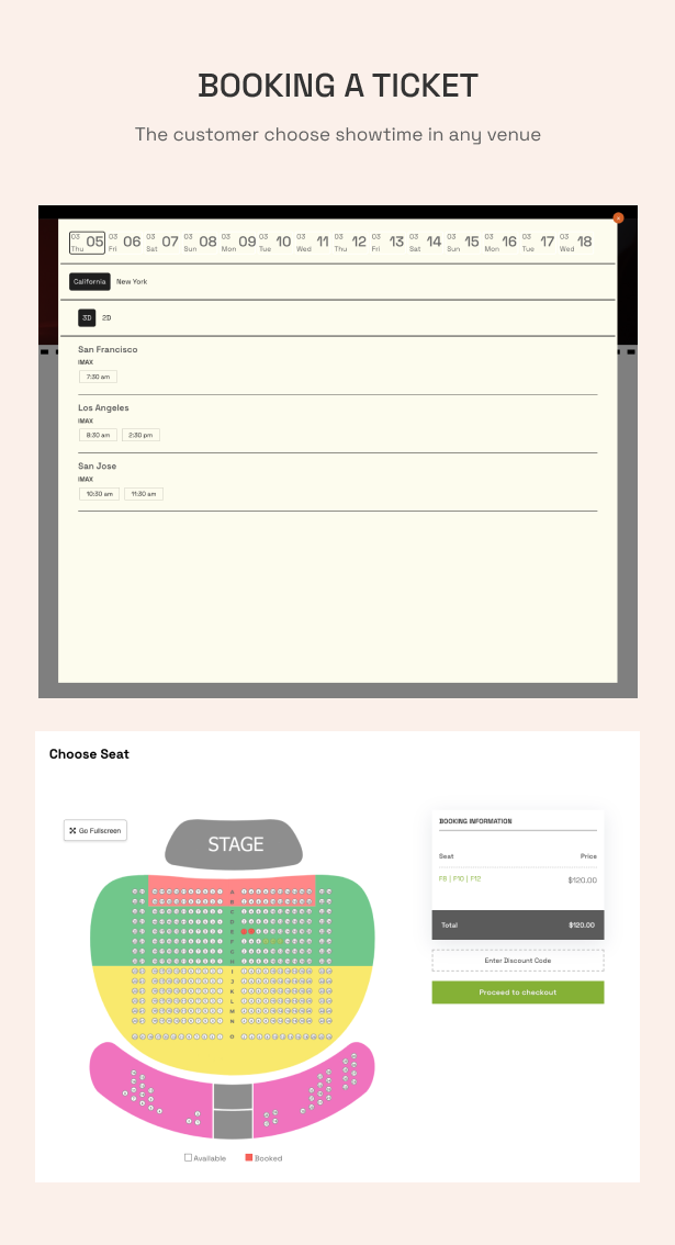 Movies - Booking Tickets WordPress Theme