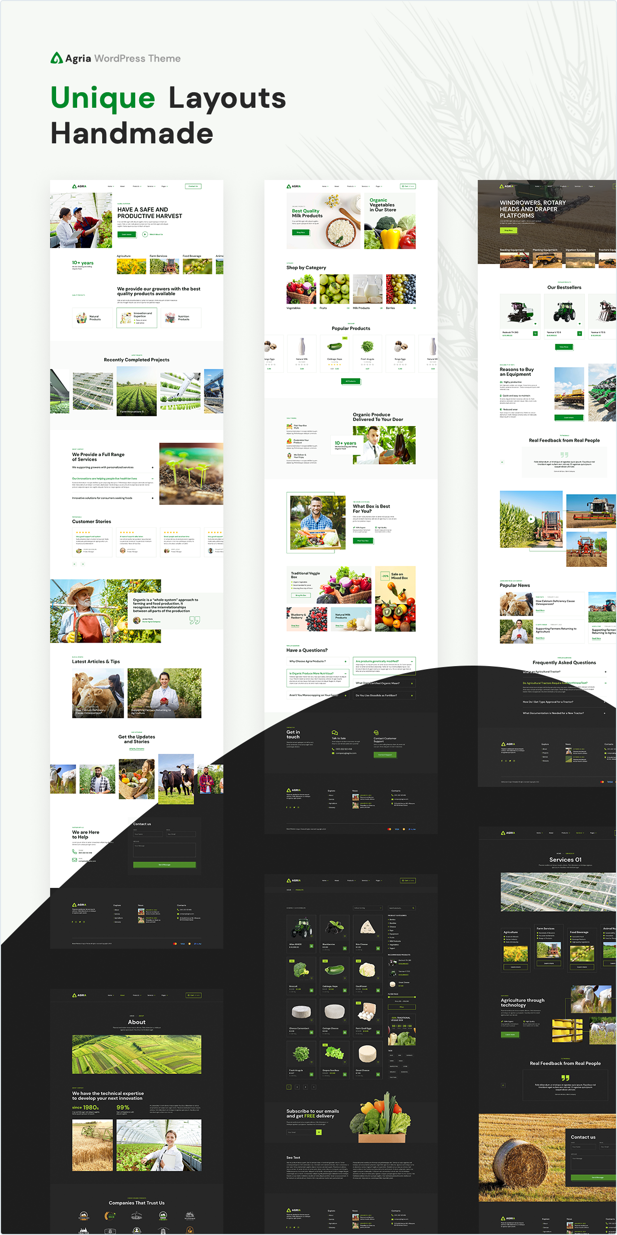 Agria - Agriculture & Farming WordPress Theme - 3