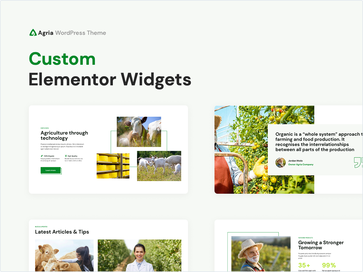 Agria - Agriculture & Farming WordPress Theme - 5