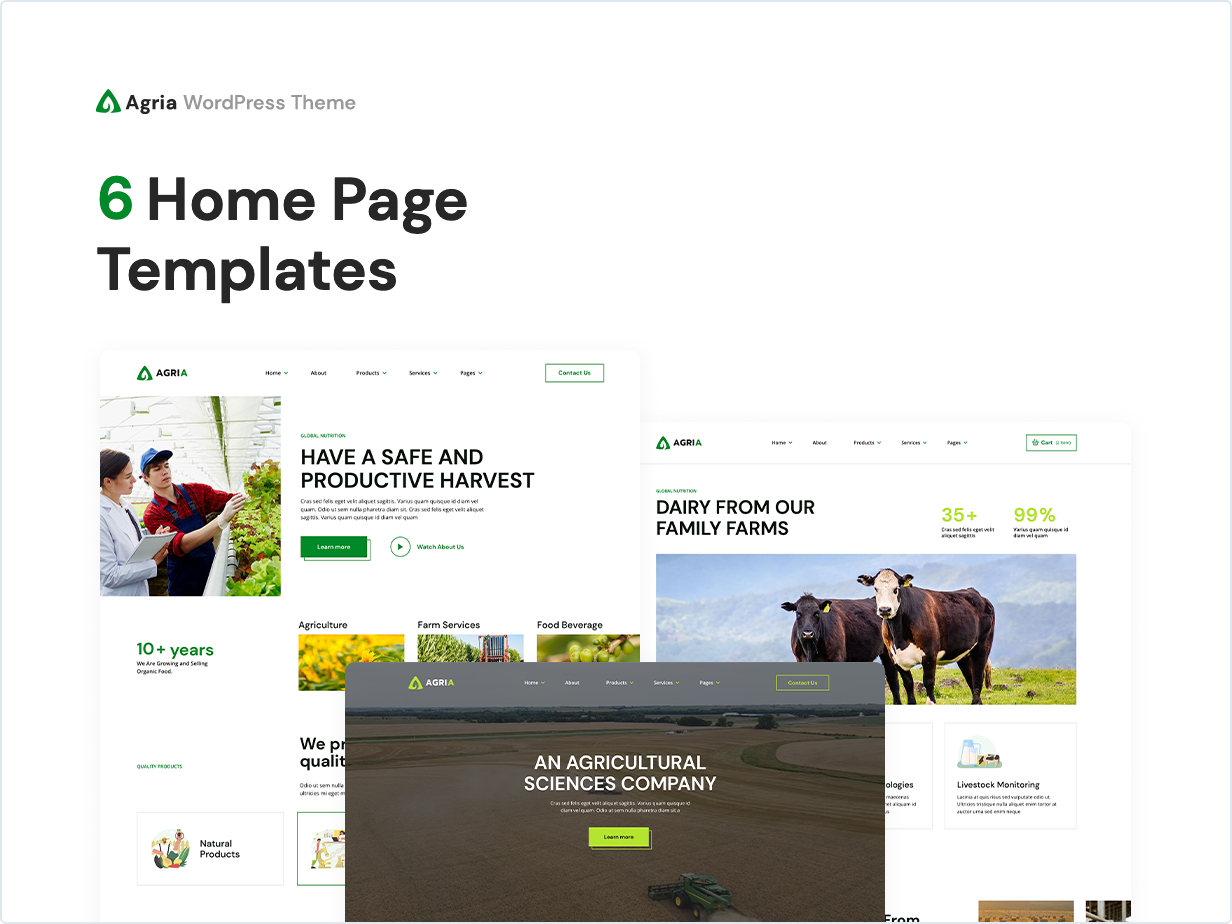 Agria - Agriculture & Farming WordPress Theme - 2