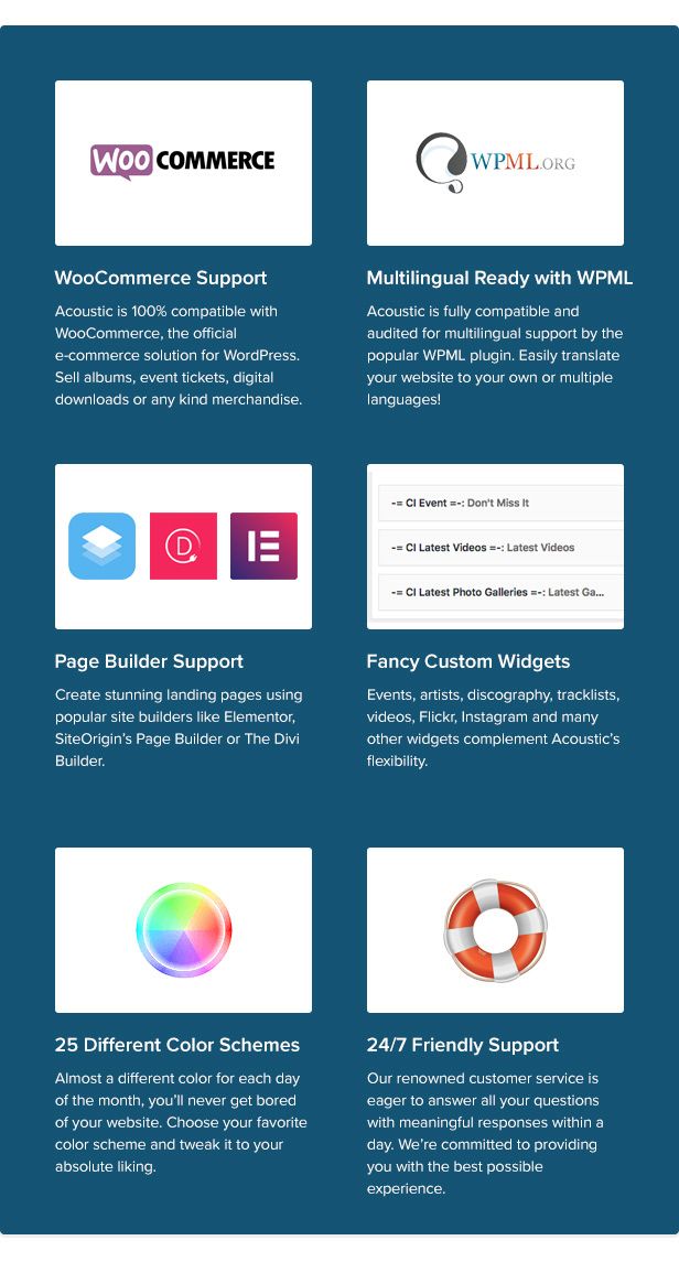 Acoustic - Premium Music WordPress Theme - 7