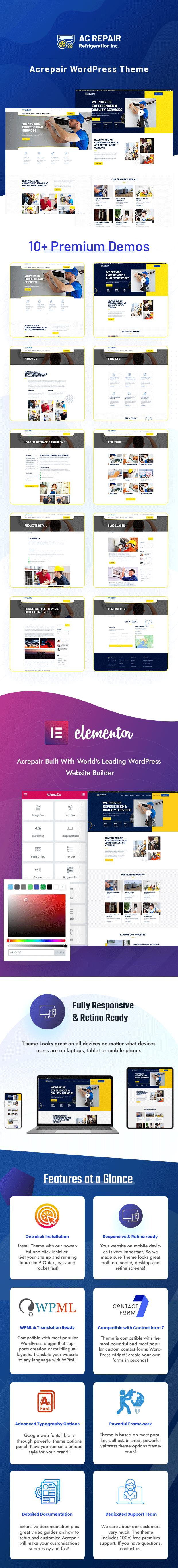 Acrepair - Air Conditioning Services WordPress Theme - 2