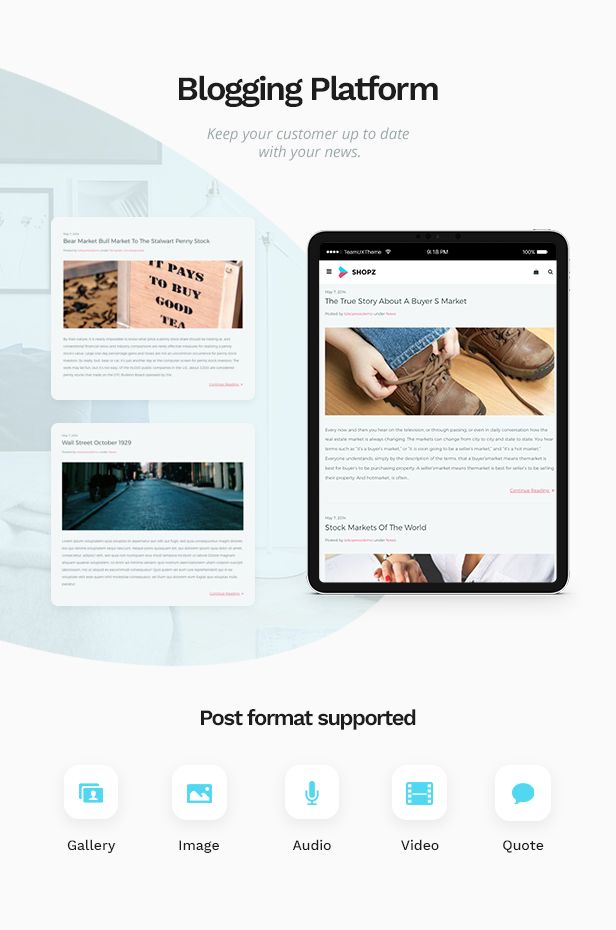 Shopz - eCommerce WordPress Theme - 2