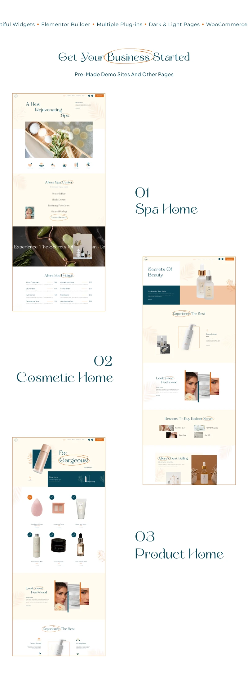 Allora - Beauty Spa & Cosmetic WordPress Theme - 9