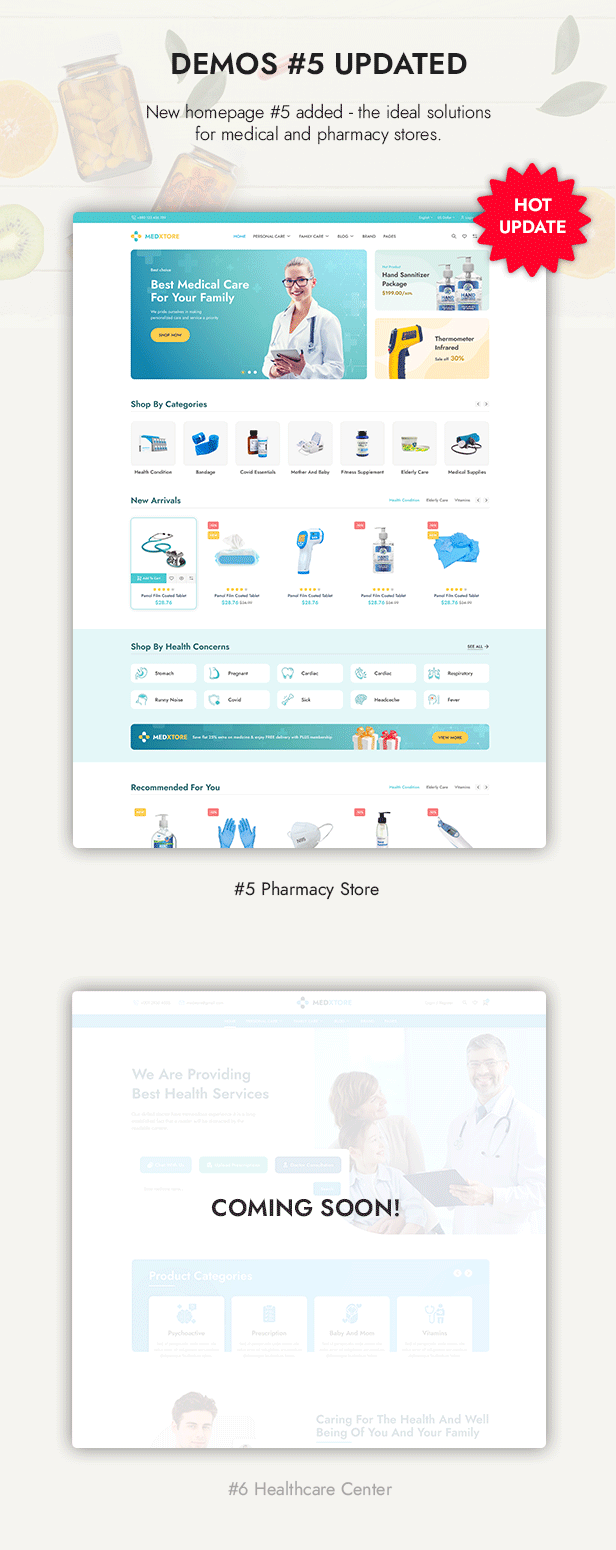 MedXtore – Pharmacy, Medical & Beauty Elementor WooCommerce Theme - 5