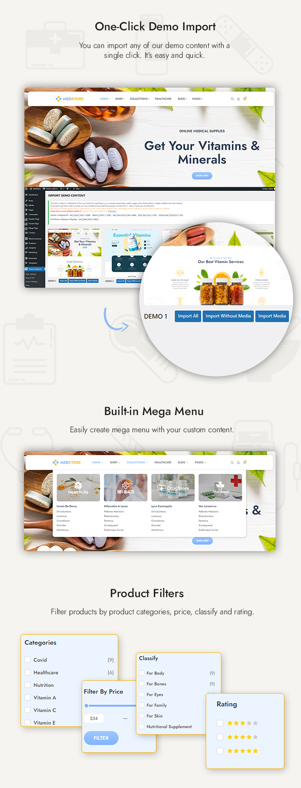 MedXtore – Pharmacy, Medical & Beauty Elementor WooCommerce Theme - 12