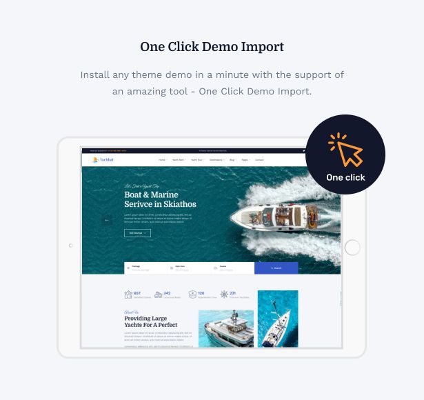 Yachbat - Boat & Yacht Trip WordPress Theme