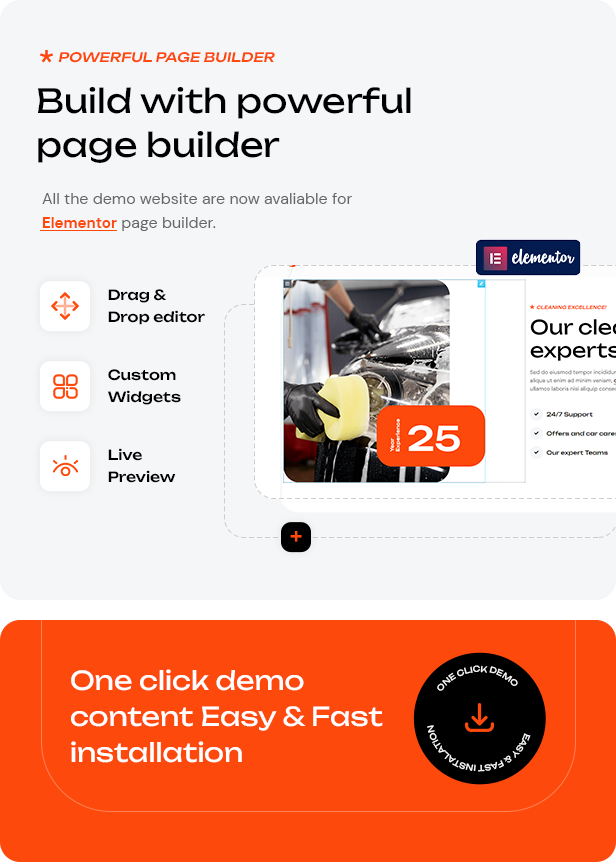 Car Washing Service WordPress Theme