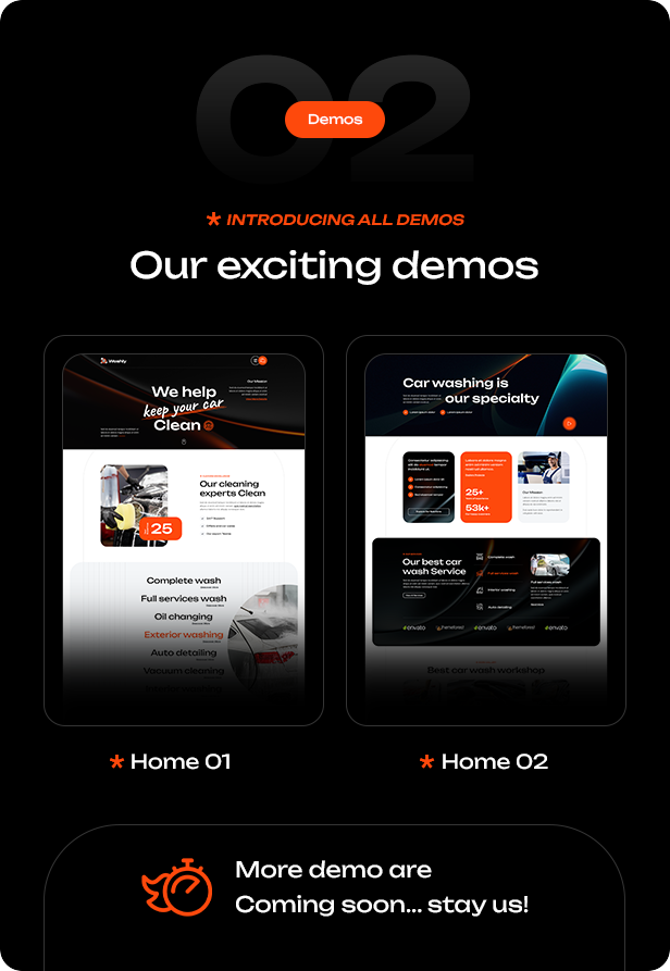 Car Washing Service WordPress Theme