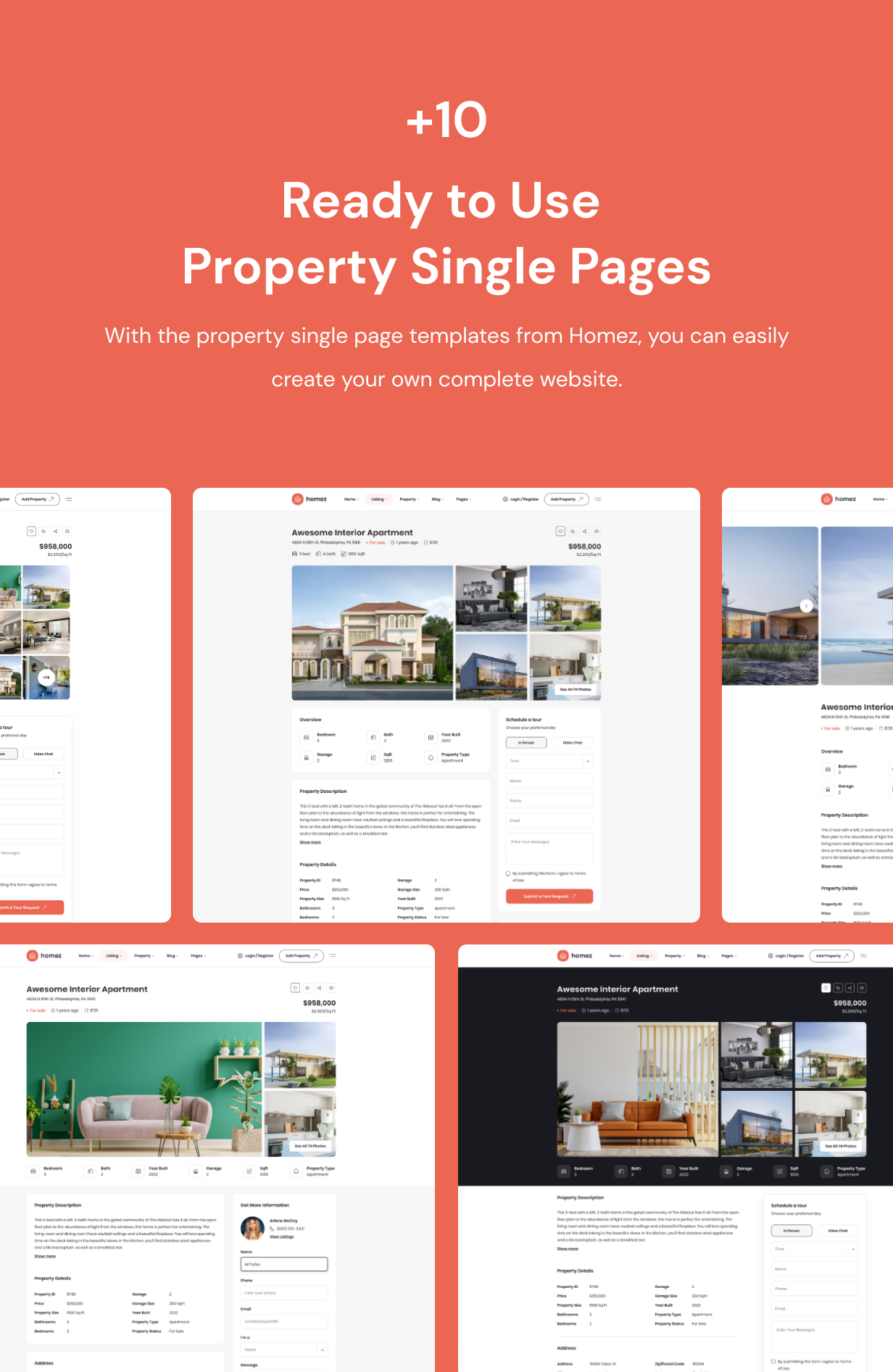 Homez – Real Estate WordPress Theme - 7