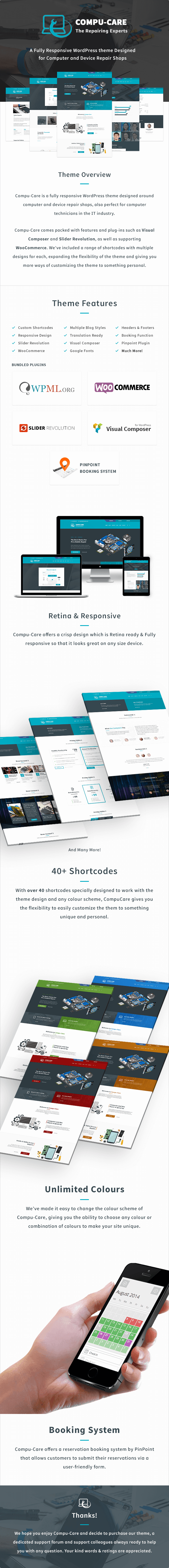 Compu-Care Computer & Mobile Repair Shop | WordPress Theme - 1