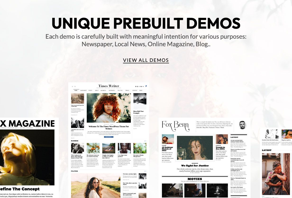 The Fox Newspaper Theme Demo