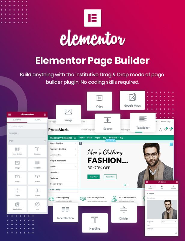 PressMart With Elementor Page Builder