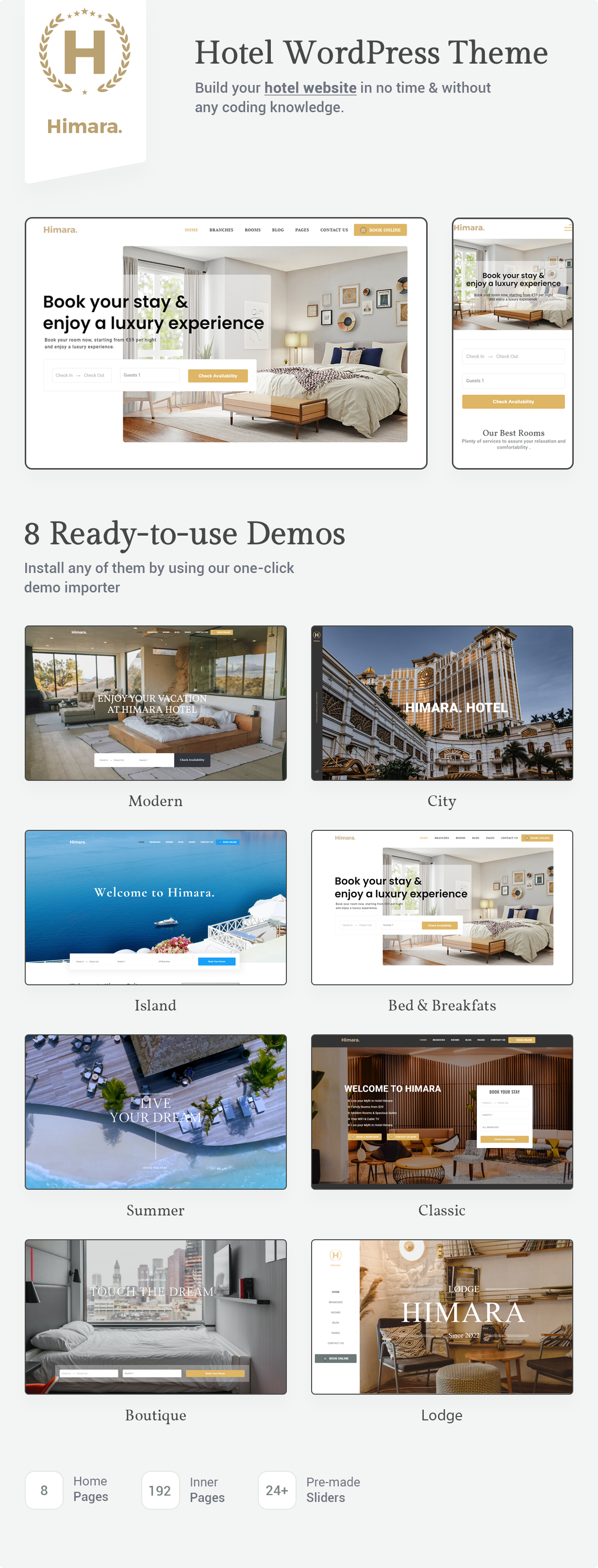 Himara - Hotel Booking Theme - 4