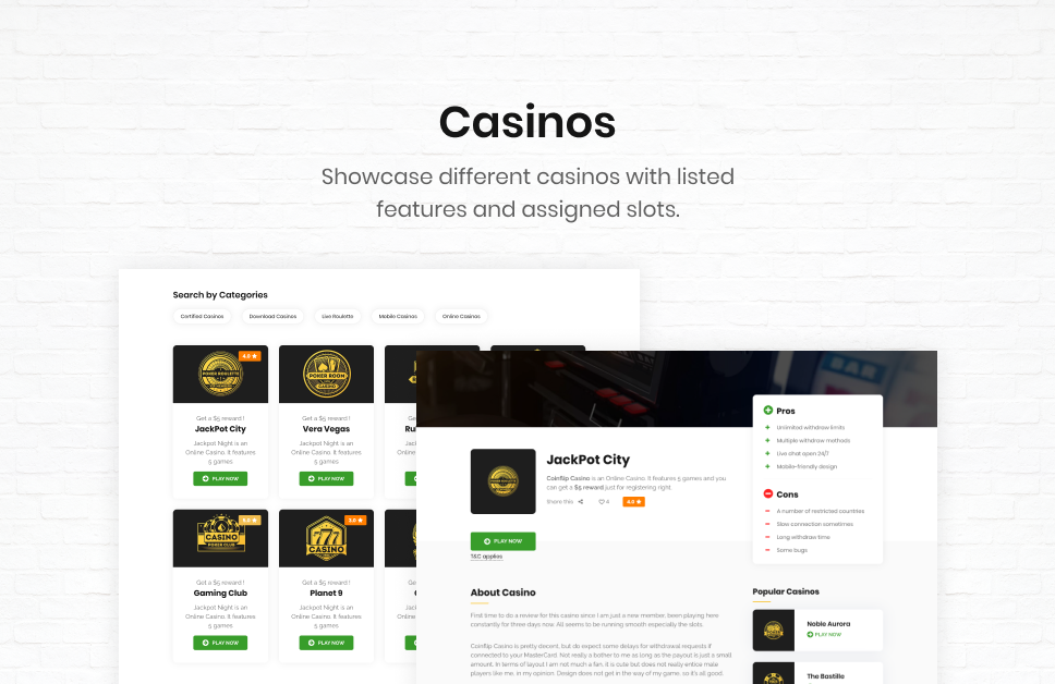 Coinflip - Casino Affiliate & Gambling WordPress Theme - 6