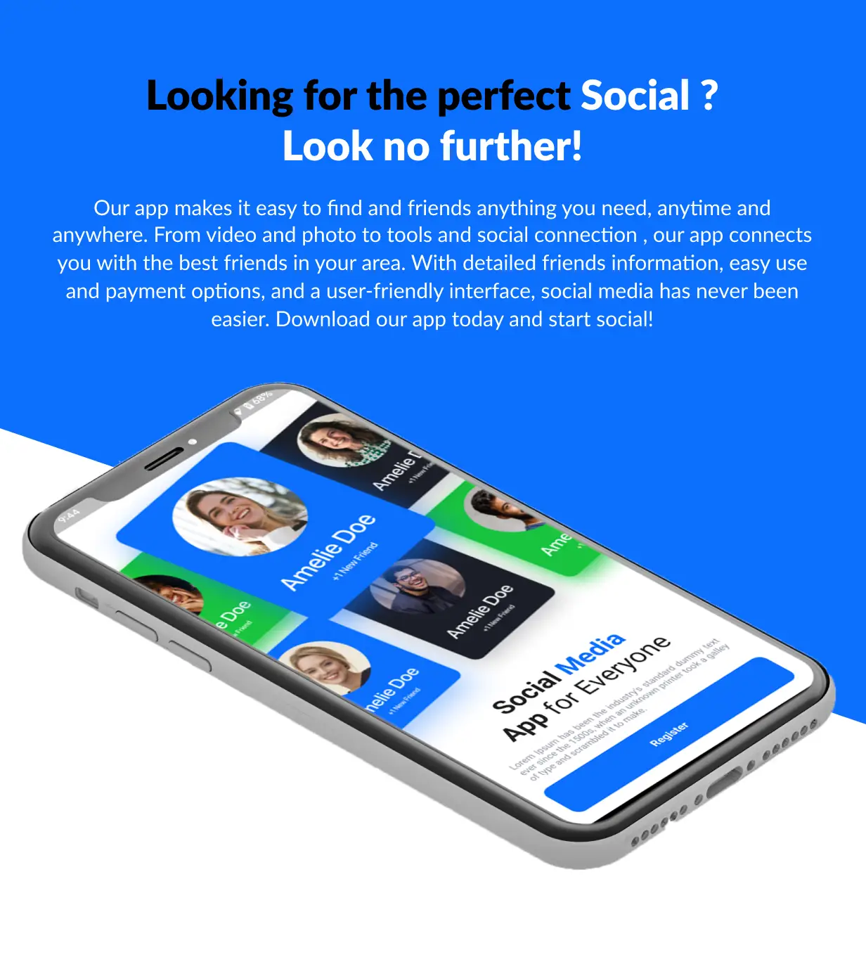 Social Flutter App Template | Flutter 3 - 6