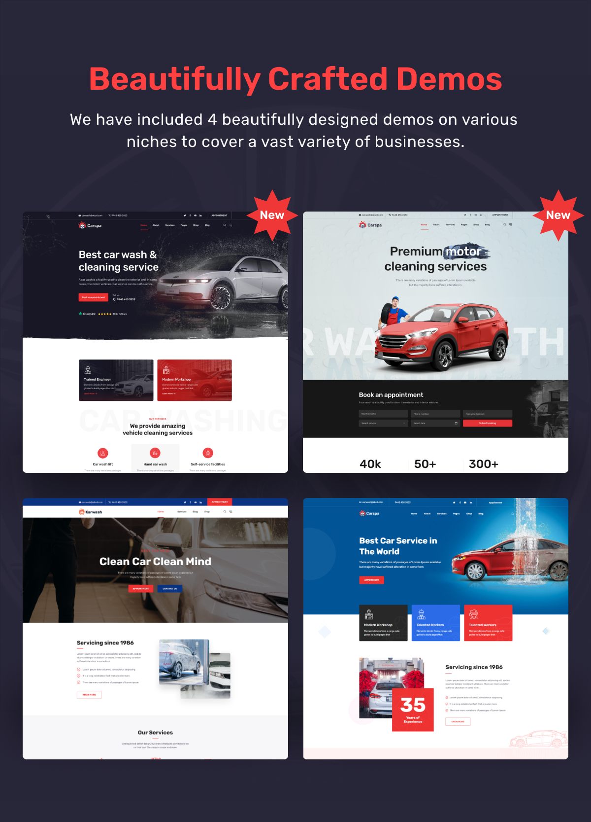 Vehicle Wash WordPress Theme