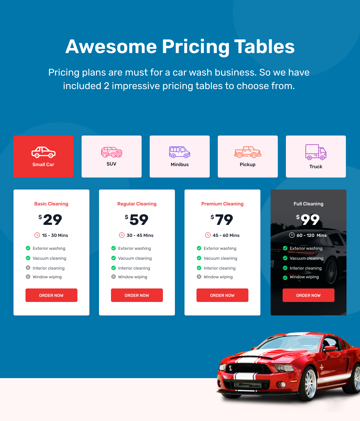Vehicle Cleaning WordPress Theme