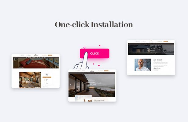 Ami Homestay Homestay WordPress Theme - 1 Click Installation