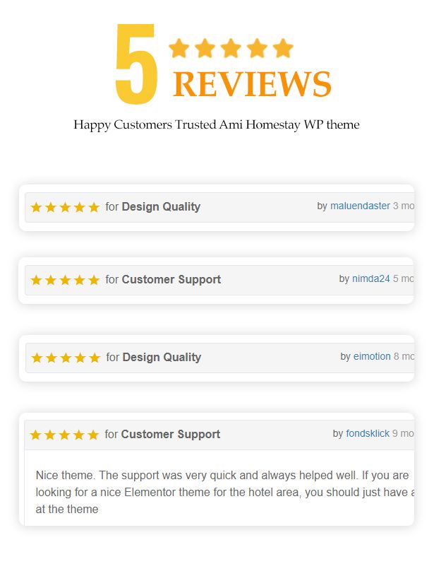 Ami Homestay - Hotel Booking WordPress Theme - 1