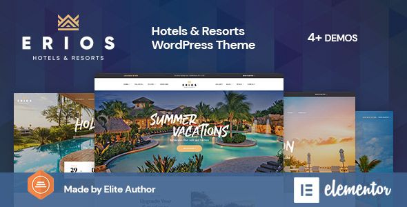Erios Hotel Resort WordPress Theme Themelexus