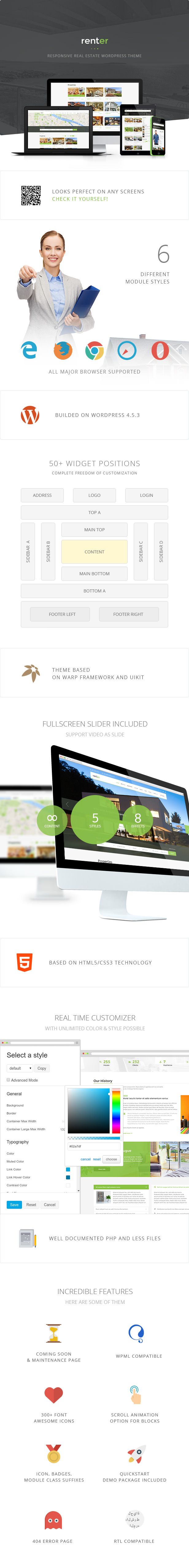 Renter — Property Rent/Sale Real Estate Agency & Realtor Responsive WordPress Theme - 3
