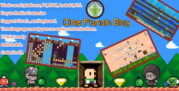 2D Puzzle Platformer (Unity Complete Project + AdMob Ads) Android  Mobile Games