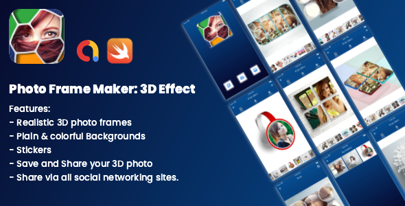 3D Photo Collage Maker iOS Mobile