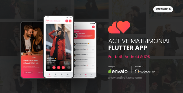 Active Matrimonial Flutter App Flutter  Mobile 