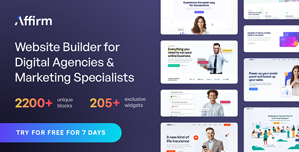 Affirm - Marketing & Digital Agency WordPress Theme    